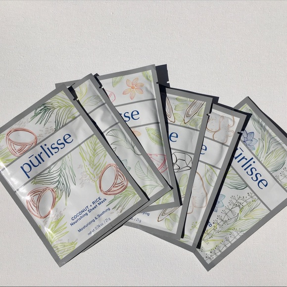 Purlisse Face Masks SET of 6 BRAND NEW/SEALED - Picture 1 of 2